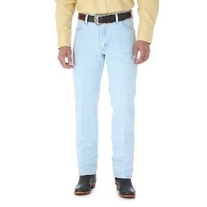 Wrangler Cowboy Cut Bleach Original Fit Blue Jeans